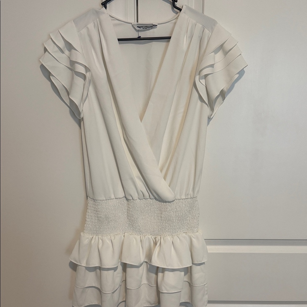 Amanda Uprichard Mini Dress in White